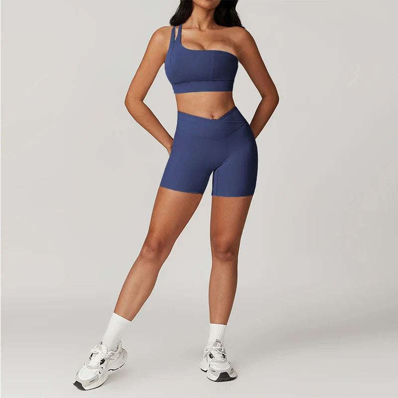 Women's Tracksuit Push-Up Workout Sportswear Tights Short Activewear