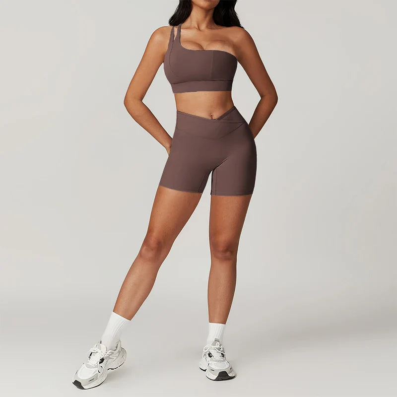 Women's Tracksuit Push-Up Workout Sportswear Tights Short Activewear